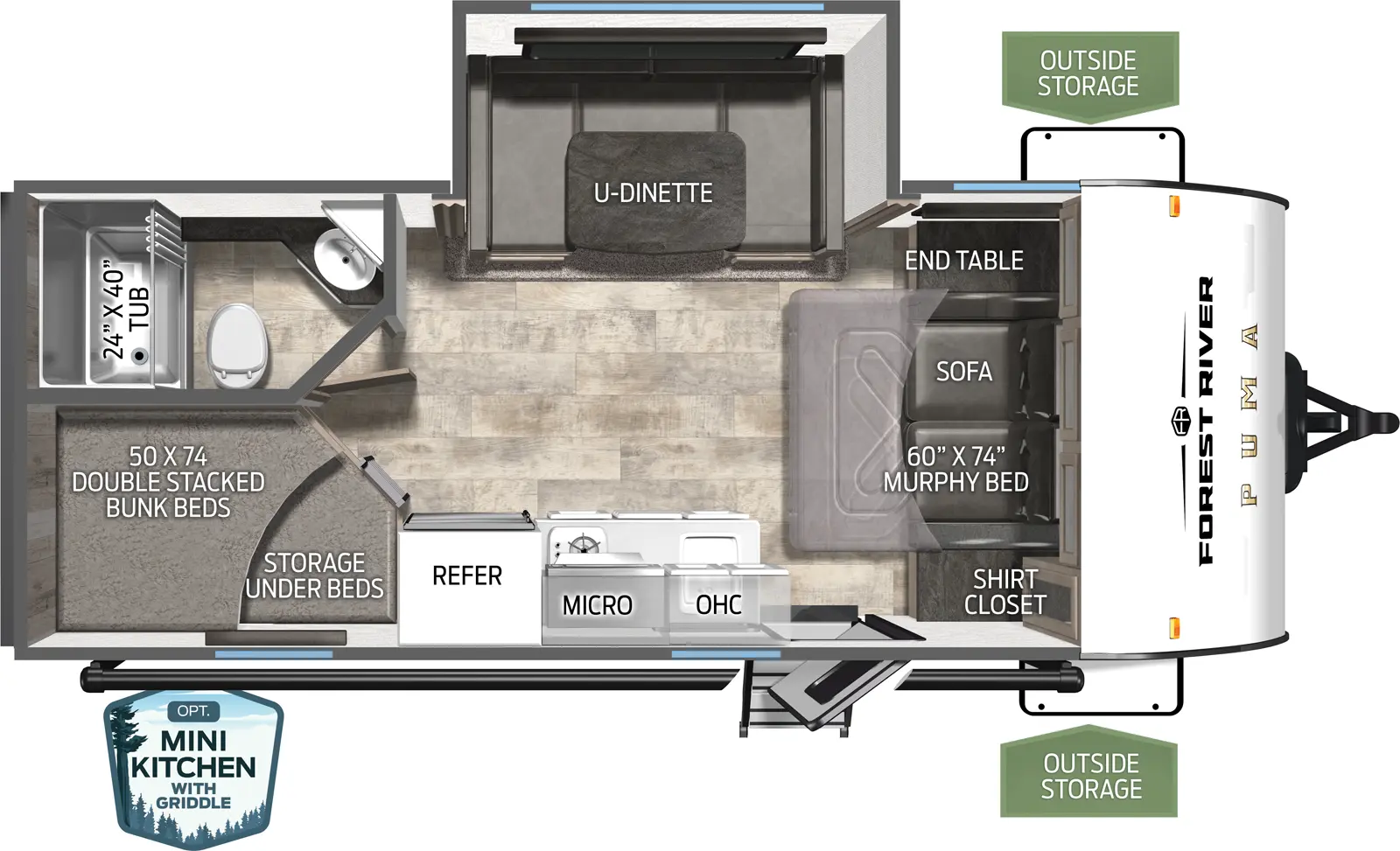 Puma Ultra Lite 18BHX - DSO Floorplan